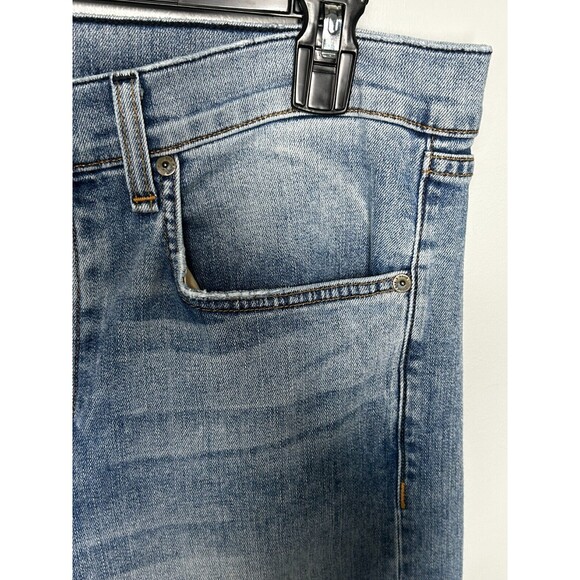 Rag & Bone Standard Issue Fit 2 Slim Jeans Men 34 Blue Medium Wash Button Fly - Picture 8 of 12